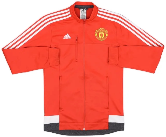 2015-16 Manchester United adidas Track Jacket - 8/10 - (XS)