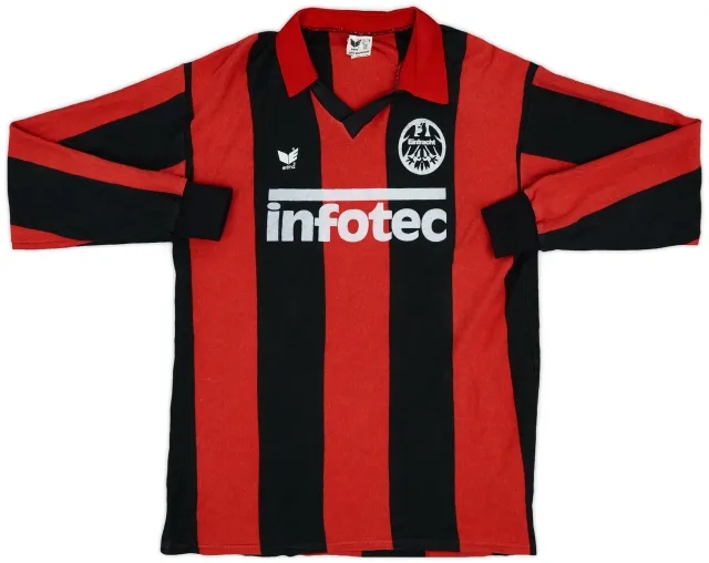 1983-84 Eintracht Frankfurt Home L/S Shirt - 8/10 - (L)