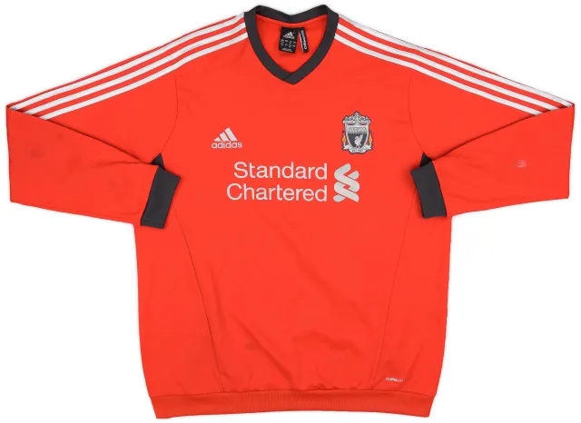 2011-12 Liverpool adidas Sweat Top - 7/10 - (XL)