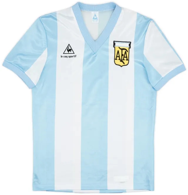 LeCoqSportif 1984-86 Argentina Home Shirt - 9/10 - (S)