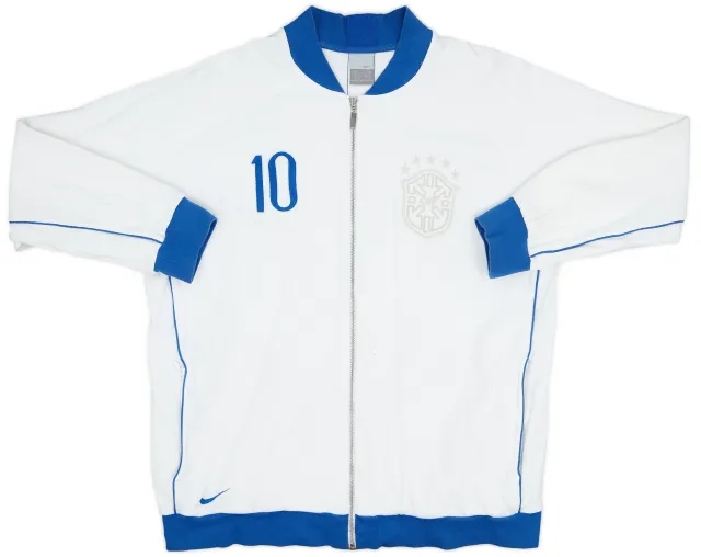2006-07 Brazil Nike Track Jacket #10 - 8/10 - (XL)
