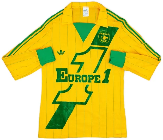 adidas 1981-82 Nantes Home Home L/S Shirt - 9/10 - (M)