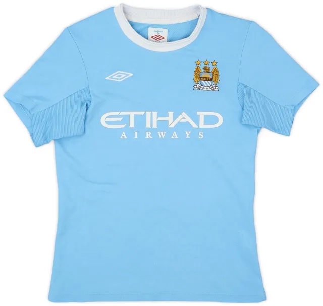 Umbro 2009-10 Manchester City Home Shirt - 6/10 - (M.Boys)