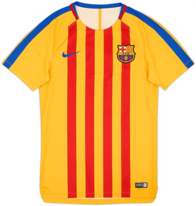 2017-18 Barcelona Nike Pre-Match Training Shirt - 9/10 - (L.Boys)