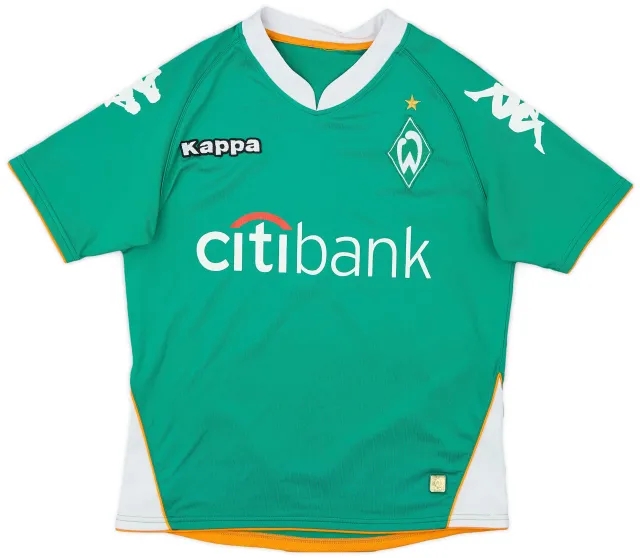 Kappa 2007-08 Werder Bremen Home Shirt - 6/10 - (XL.Boys)