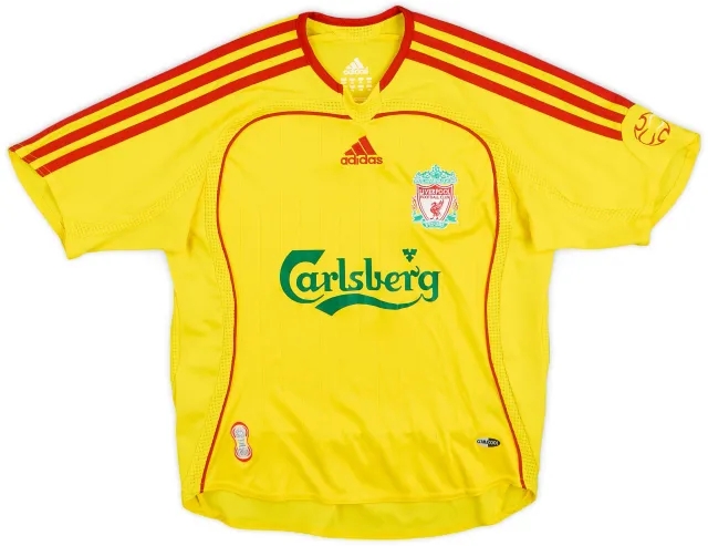 adidas 2006-07 Liverpool Away Shirt - 8/10 - (7-8 Years)