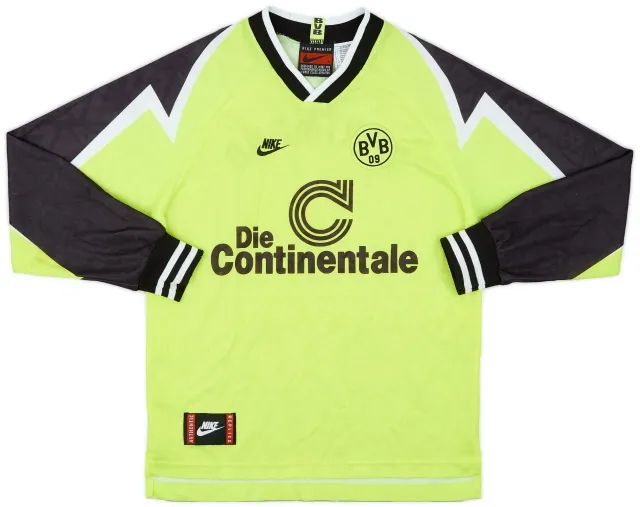 Nike 1995-96 Borussia Dortmund L/S Home Shirt - 8/10 - (L.Boys)