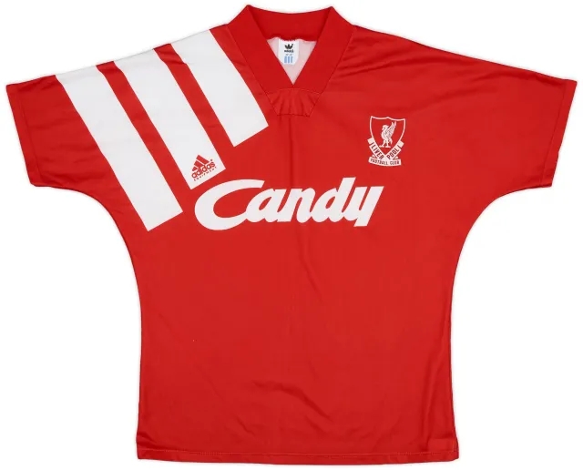 adidas 1991-92 Liverpool Home Shirt - 8/10 - (M)