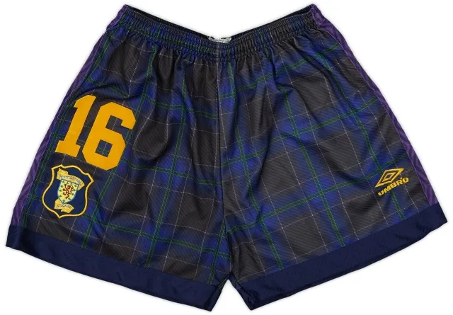 Umbro 1994-96 Scotland Match Issue Home Shorts #16 (Durie)