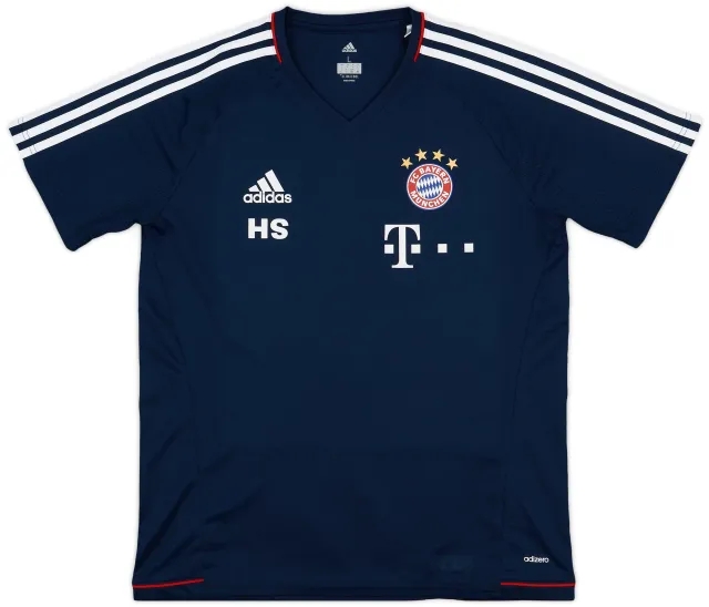 2017-18 Bayern Munich adidas Staff Issue Training Shirt - 9/10 - (L)