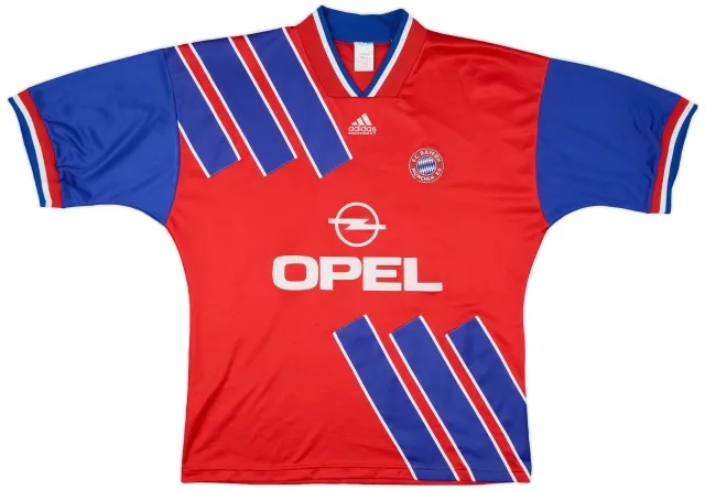 adidas 1993-95 Bayern Munich Home Shirt #3 - 6/10 - (XL)