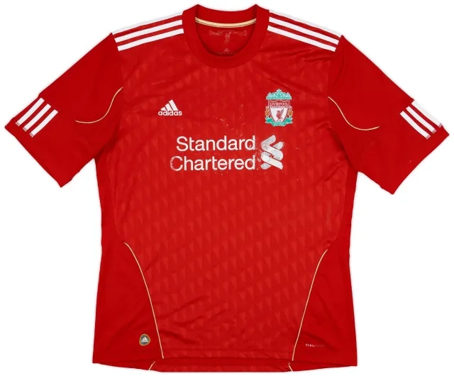 adidas 2010-12 Liverpool Home Shirt - 4/10 - (XL)