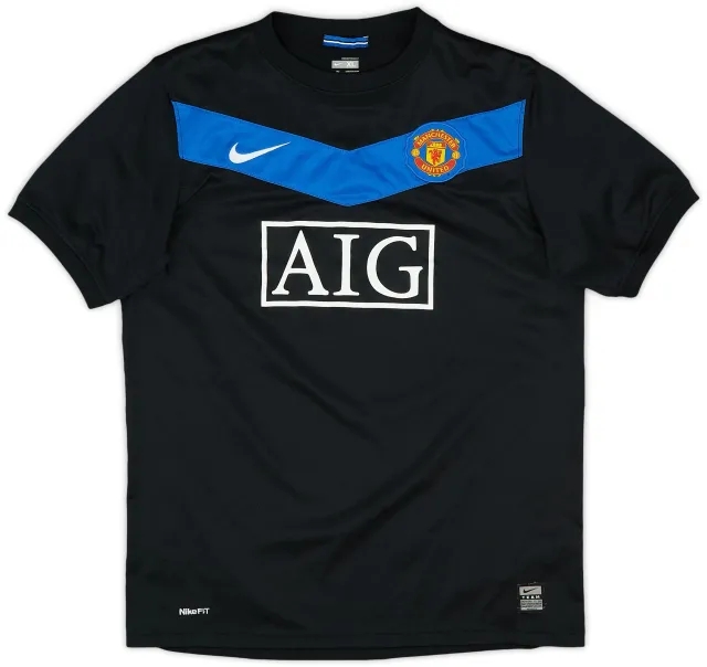 Nike 2009-10 Manchester United Away Shirt - 7/10 - (XL.Boys)