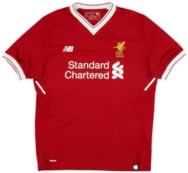 NewBalance 2017-18 Liverpool 125 Years Home Shirt - 8/10 - (XL.Boys)