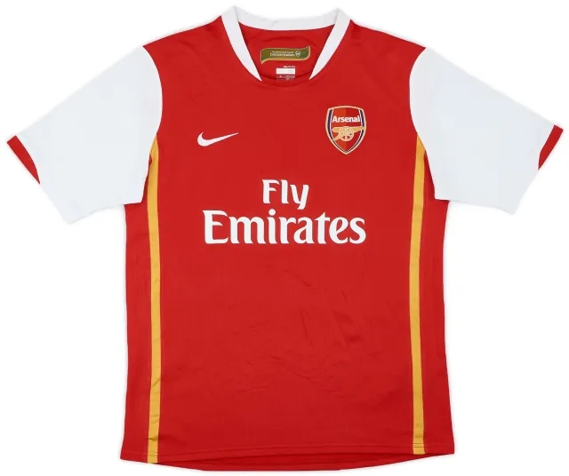 Nike 2006-08 Arsenal Home Shirt - 9/10 - (XL.Boys)