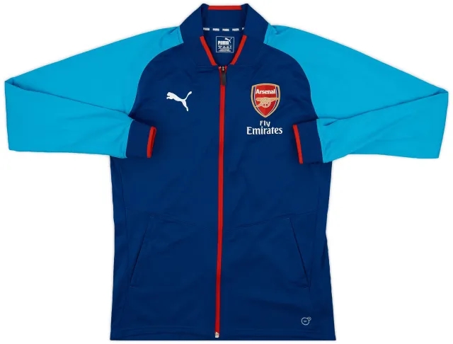 2017-18 Arsenal Puma Track Jacket - 9/10 - (M)