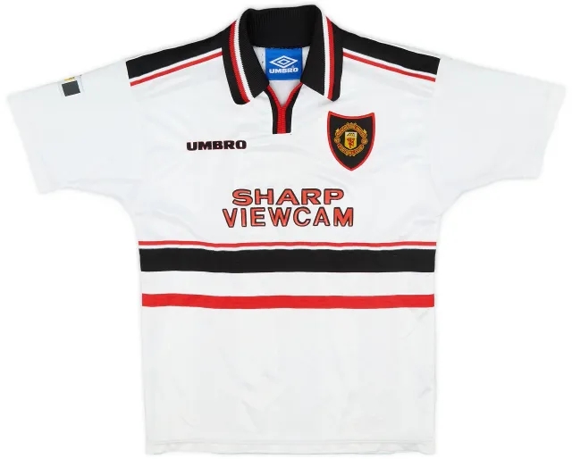 Umbro 1997-99 Manchester United Away Shirt - 9/10 - (M.Boys)