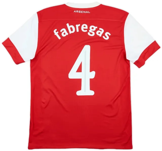 Nike 2010-11 Arsenal Home Shirt Fabregas #4 - 6/10 - (M)