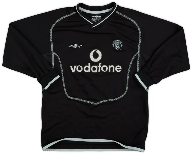 Umbro 2000-02 Manchester United GK Shirt - 5/10 - (L.Boys)