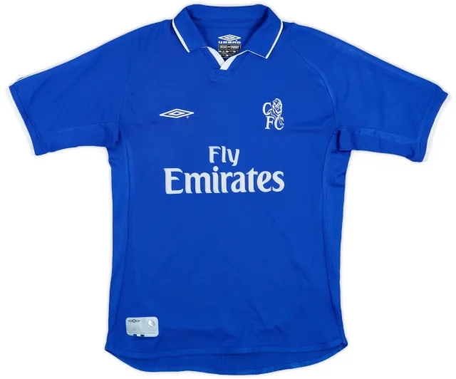 Umbro 2001-03 Chelsea Home Shirt - 9/10 - (M.Boys)