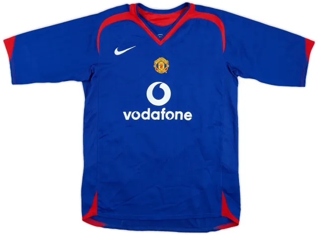 Nike 2005-06 Manchester United Away Shirt - 7/10 - (XL.Boys)