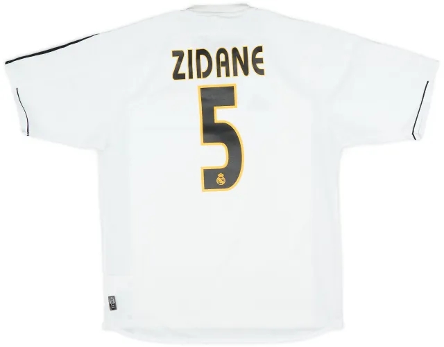 adidas 2003-04 Real Madrid Home Shirt Zidane #5 - 5/10 - (M)