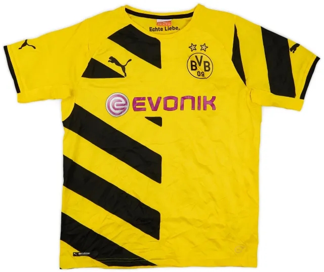 Puma 2014-15 Borussia Dortmund Home Shirt - 8/10 - (XL.Boys)