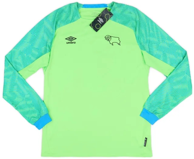 Umbro 2018-19 Derby County U21 Player Issue GK Shirt #1 (L)