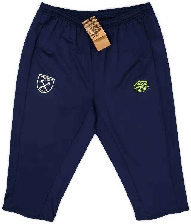 2023-24 West Ham Umbro 5/8 Training Knit Pants (XL)