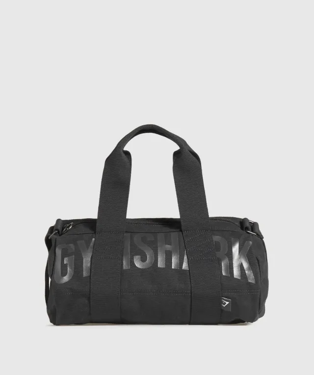 Gymshark Power Small Holdall - Black/Asphalt Grey