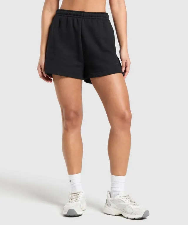 Gymshark Rest Day Sweats 2.0 Shorts - Black