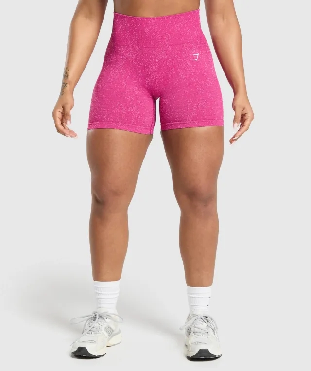 Gymshark Adapt Fleck Seamless Shorts - Winning Pink/Sour Pink