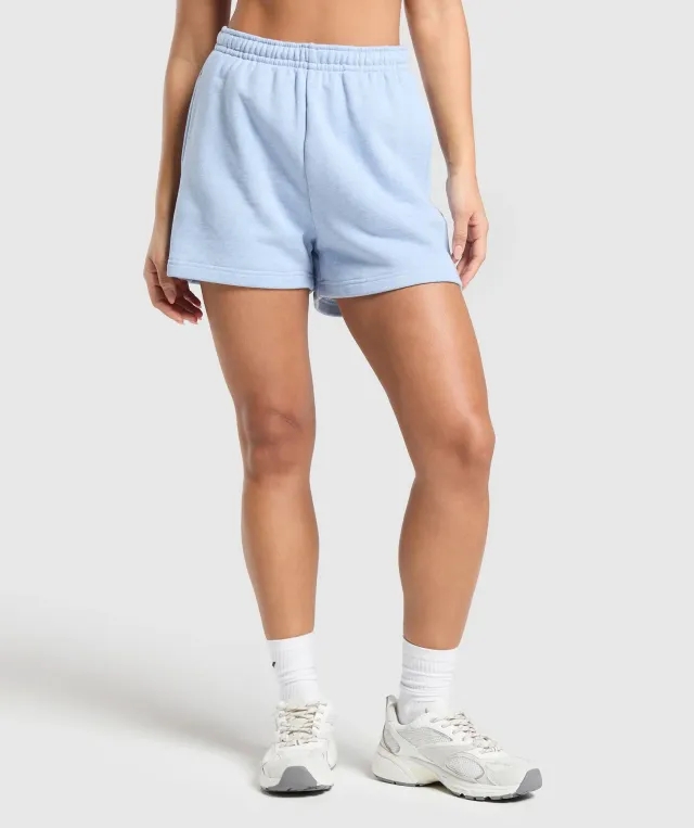Gymshark Rest Day Sweats 2.0 Shorts - Blue Marl
