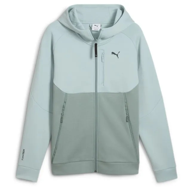 Puma Hoodie Pumatech Full Zip - ['Turquoise']