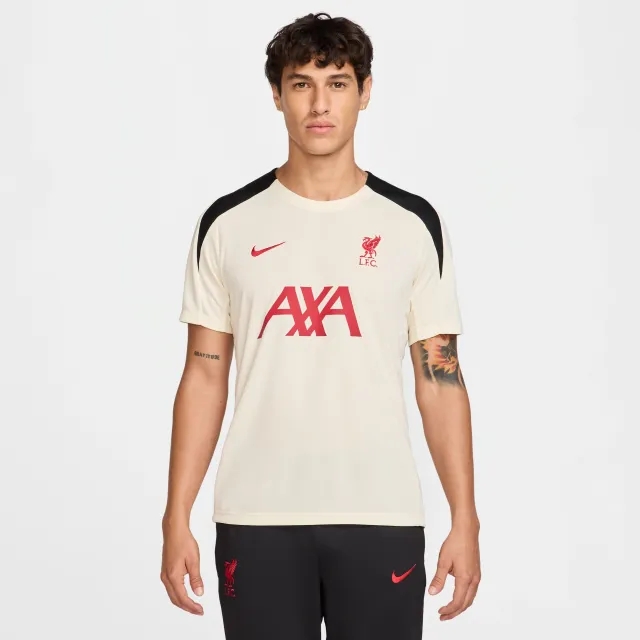 Liverpool Nike Strike Training Top - Coconut Milk