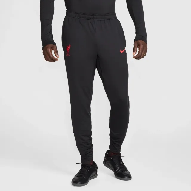 Liverpool F.C. Strike Special Edition Men's Nike Dri-FIT Football Knit Pants - Black - Polyester/Elastane
