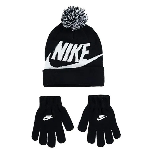 Nike NAN SWOOSH POM BEANIE GLOVE SET