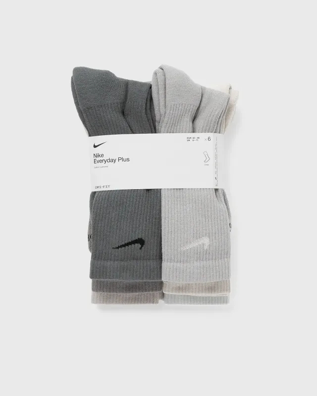 Nike Everyday Plus Cushioned Training Crew Socks (6 Pairs)