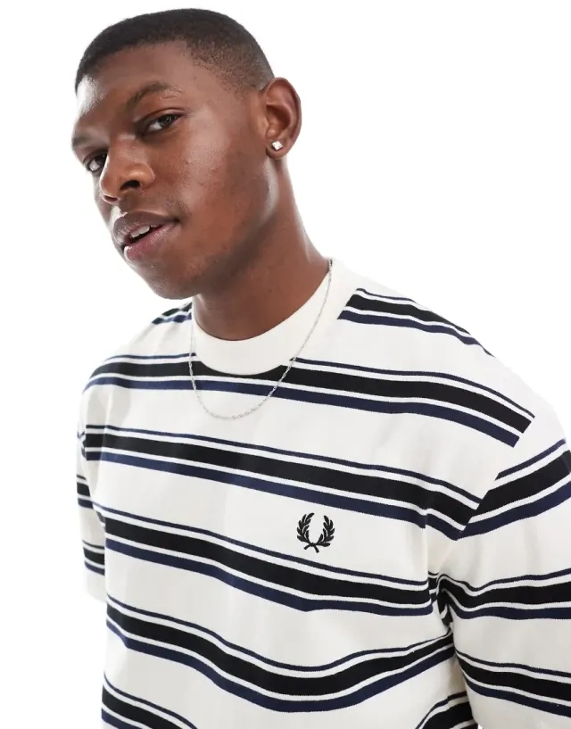 Fred Perry RELAXED STRIPE T-SHIRT