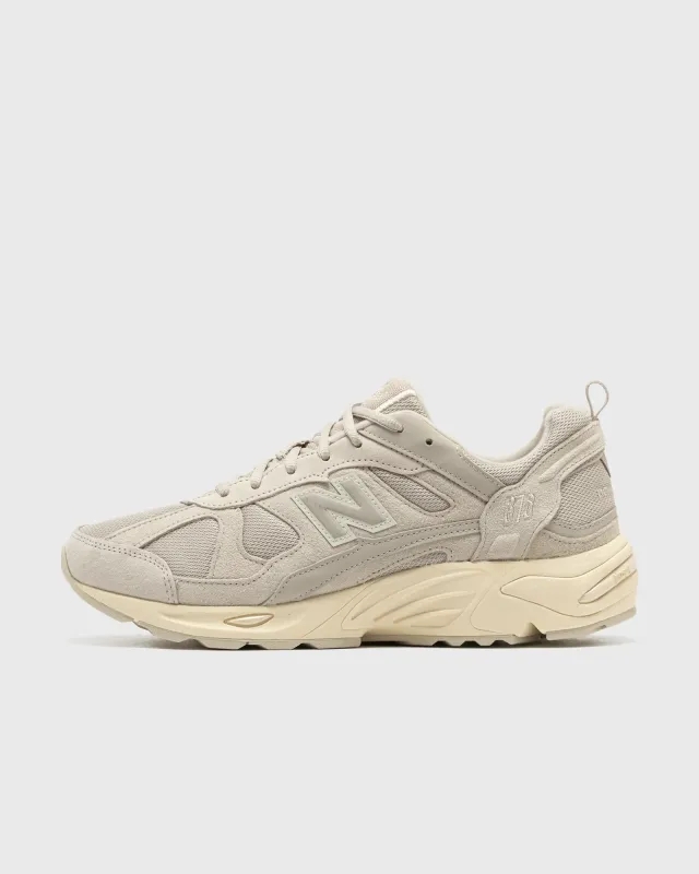 New Balance Men's 878 in Brown/White Suede/Mesh