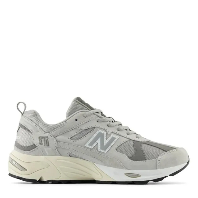 New Balance Men's 878 in Grey/Beige/Black Suede/Mesh
