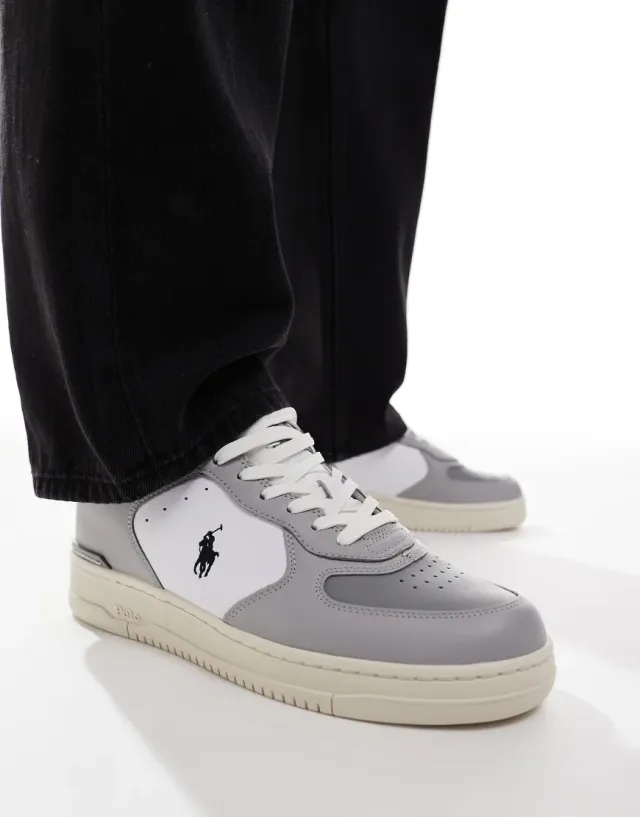Polo Ralph Lauren Masters Court Trainer - Grey - Size 10 - Grey
