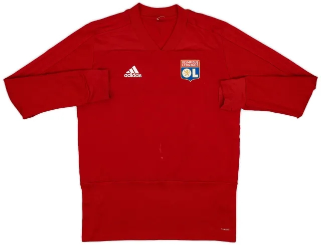 2017-18 Lyon adidas Sweat Top - 7/10 - (M)
