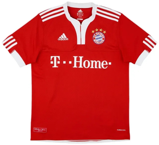 adidas 2009-10 Bayern Munich Home Shirt - 9/10 - (XL.Boys)
