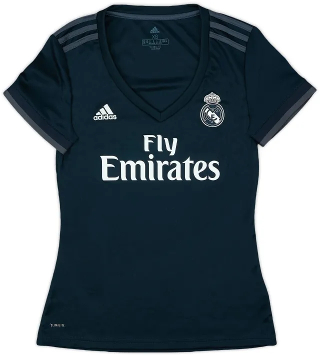 adidas 2018-19 Real Madrid Away Shirt - 9/10 - (Women's XS)