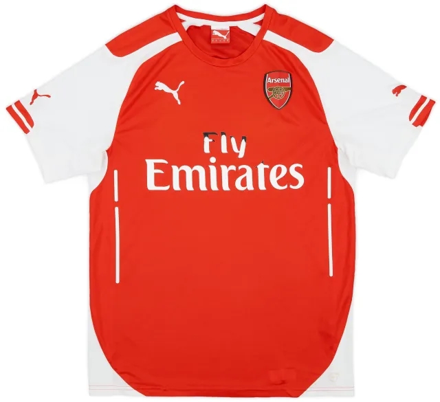 Puma 2014-15 Arsenal Home Shirt - 5/10 - (M)
