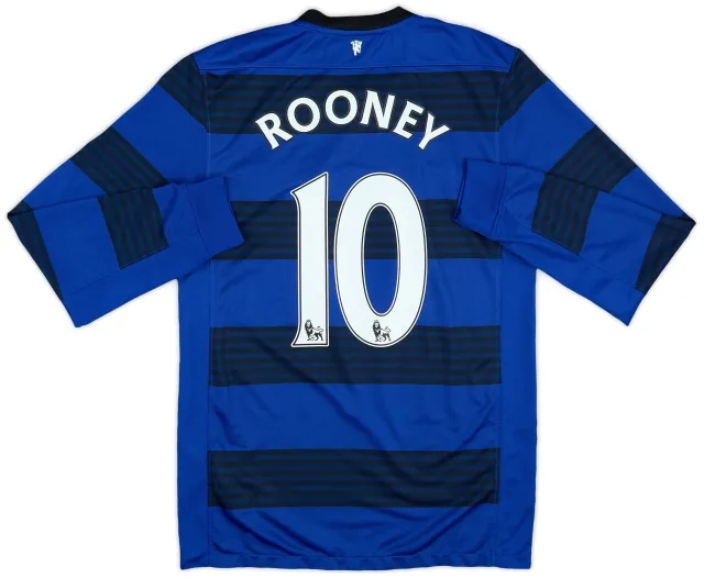 Nike 2011-13 Manchester United Away L/S Shirt Rooney #10 - 9/10 - (S)