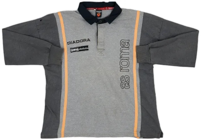 1999-00 Roma Diadora Training L/S Shirt - 7/10 - (XL)