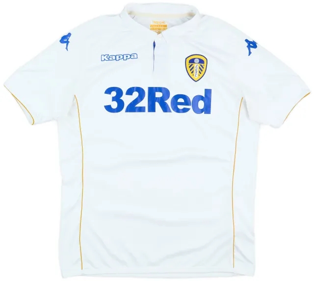 Kappa 2016-17 Leeds United Home Shirt - 8/10 - (M)