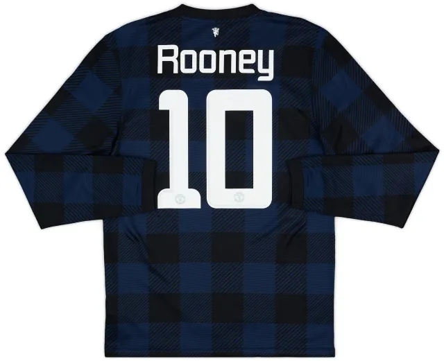 Nike 2013-14 Manchester United Away L/S Shirt Rooney #10 - 9/10 - (S)